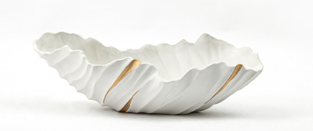 YQ Fruit Plate B White Gold